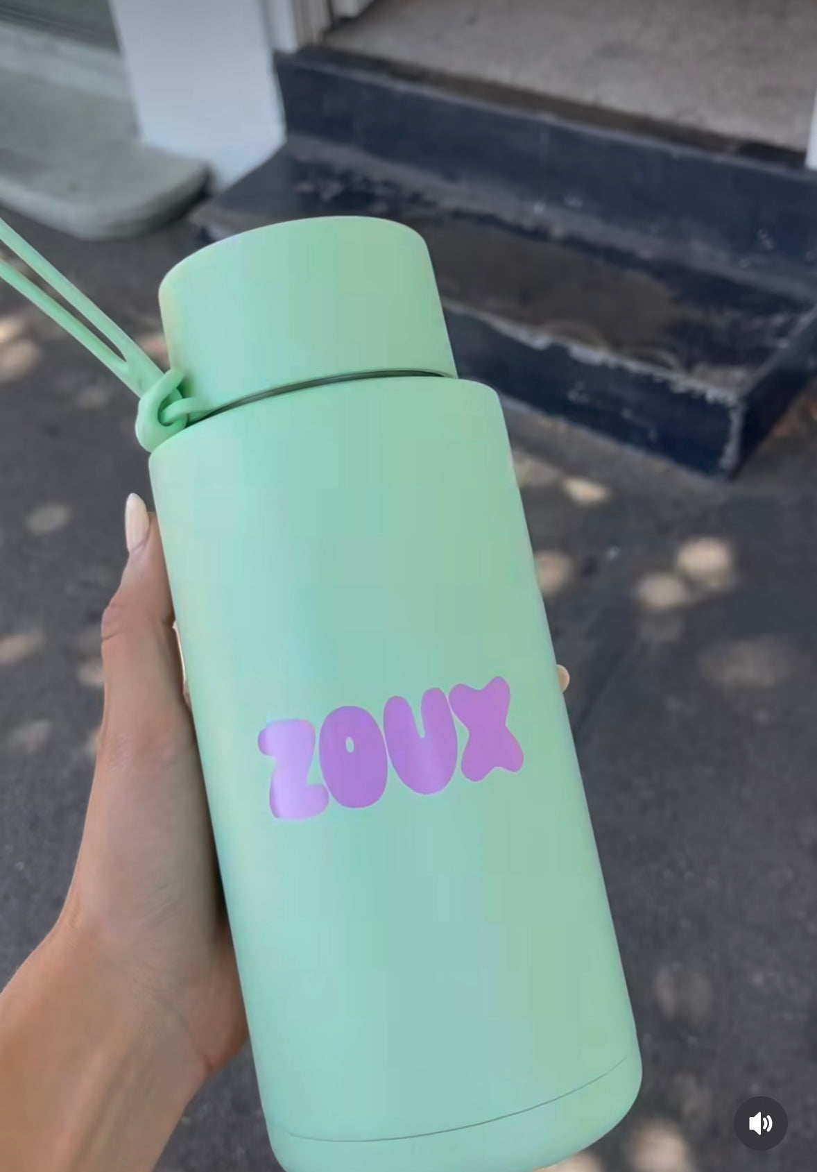 Zoux x Frank Green - Large Drink Bottle - Green
