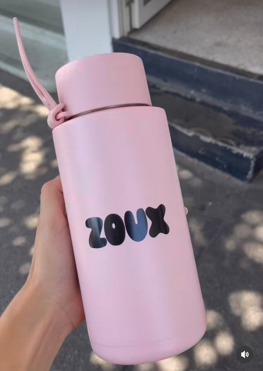 Zoux x Frank Green - Large Drink Bottle - pink